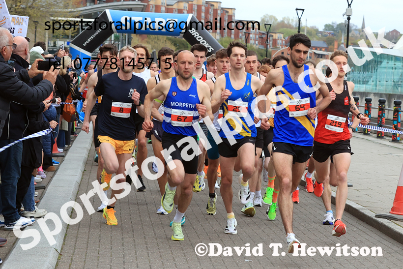 Quayside 5k, 2026 Quayside 5k and Junior 3k, Newcastle/Gateshead. Photo: David T. Hewitson/Sports for All Pics